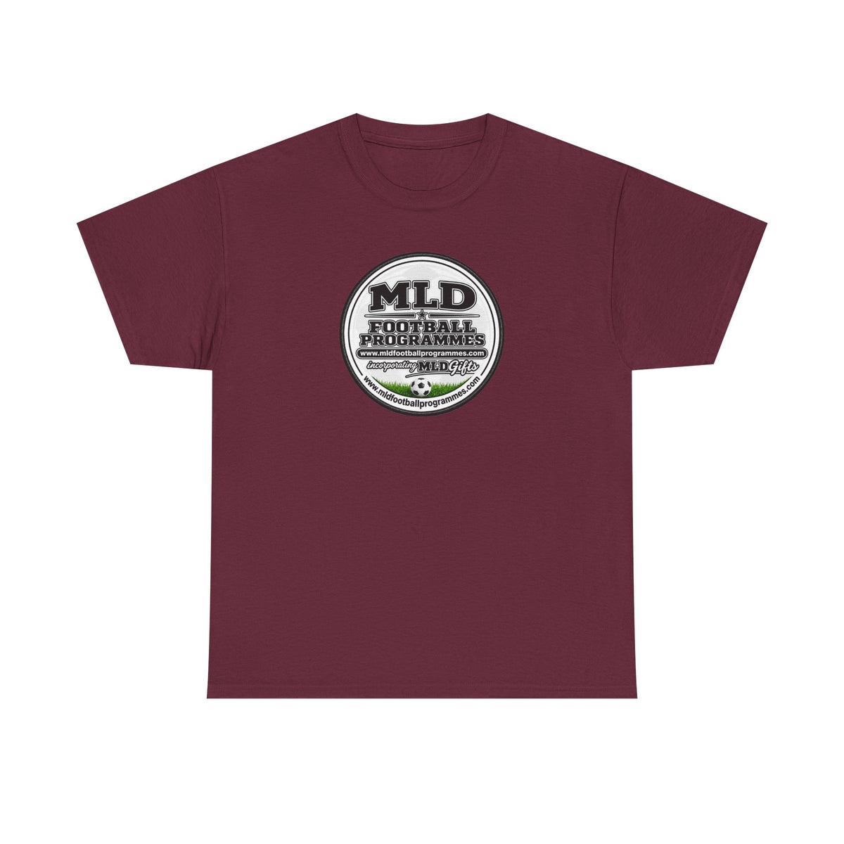 MLD Football Programmes Vintage Logo Cotton T-Shirt