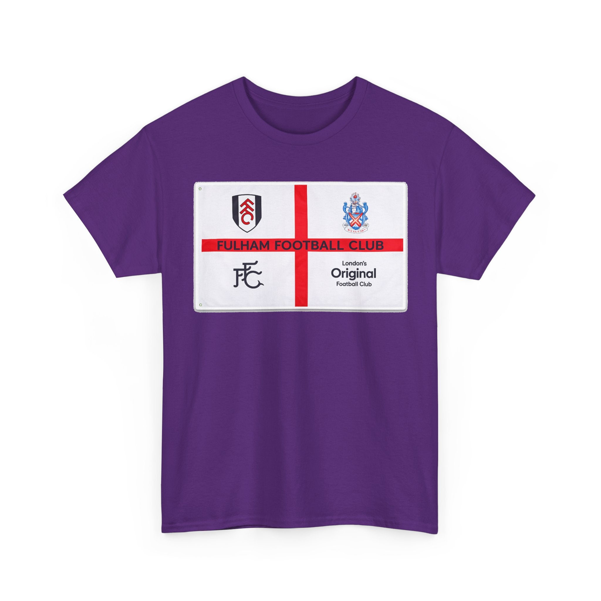 Fulham Football Club Crest Tee — St George’s Cross Football Shirt