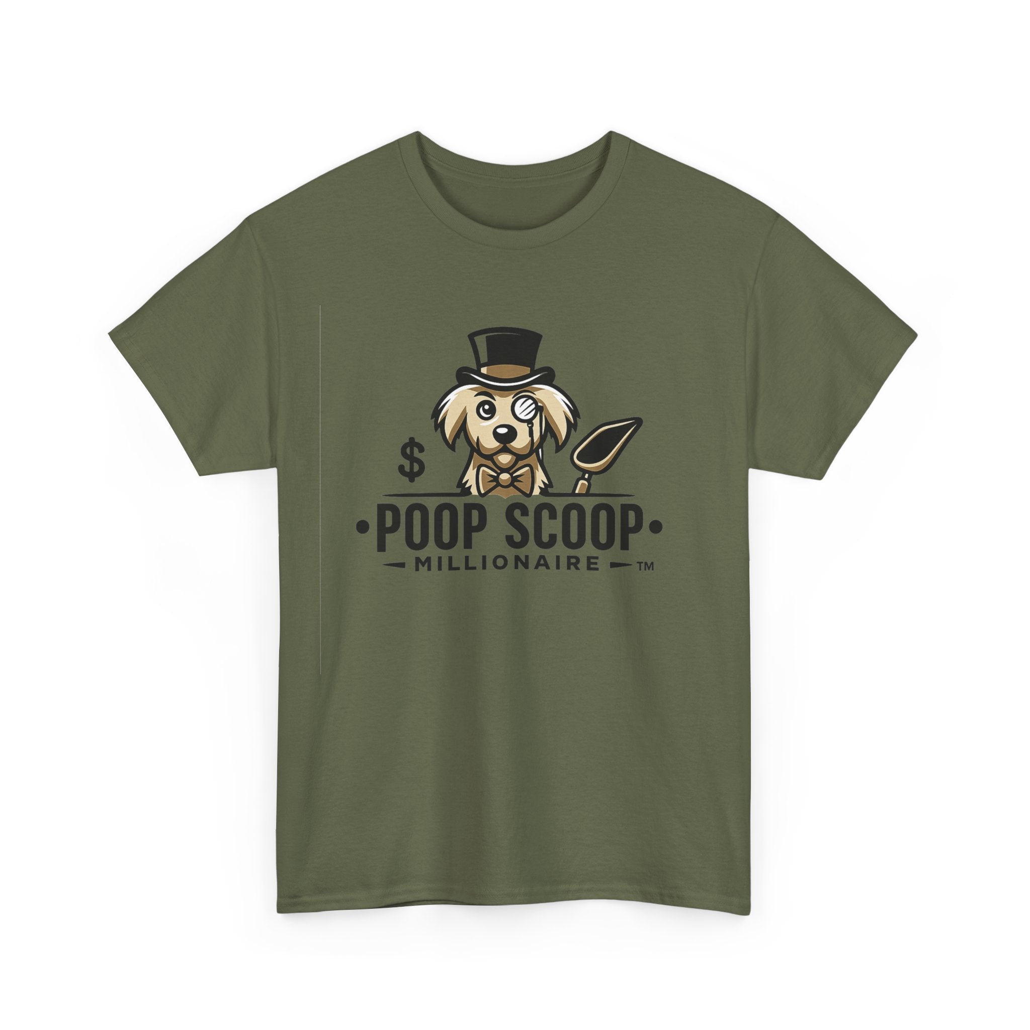 Poop Scoop Millionaire T-Shirt — Funny Dog Poop Scooping Tee