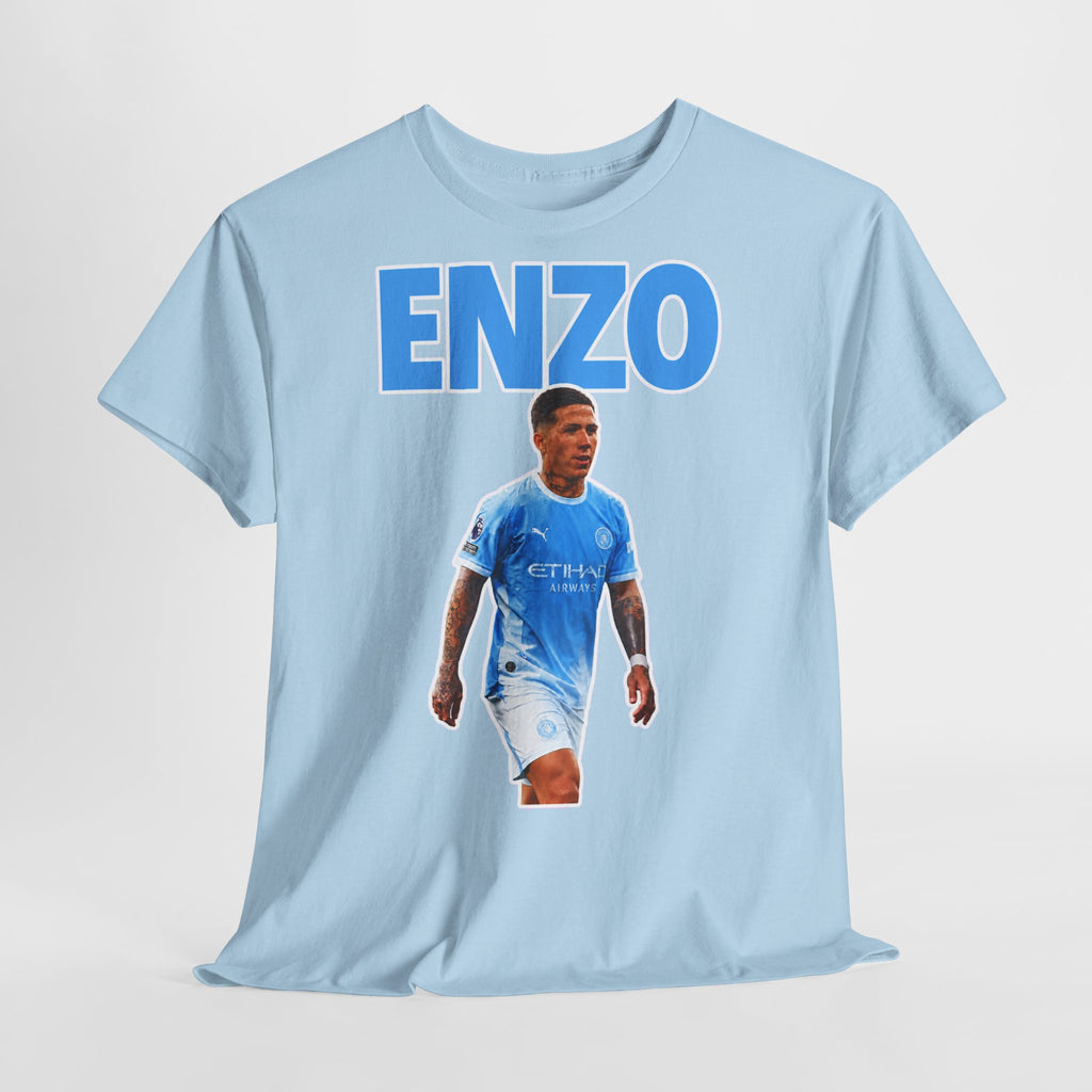 Enzo Fernandez Manchester City Inspired Cotton T-Shirt