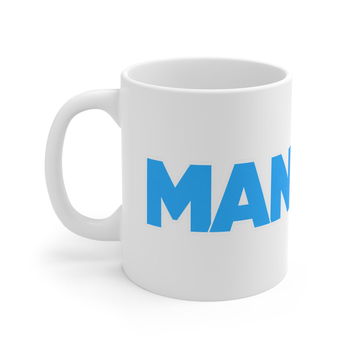 Man City Blue Logo Coffee Mug — Ceramic 11oz & 15oz