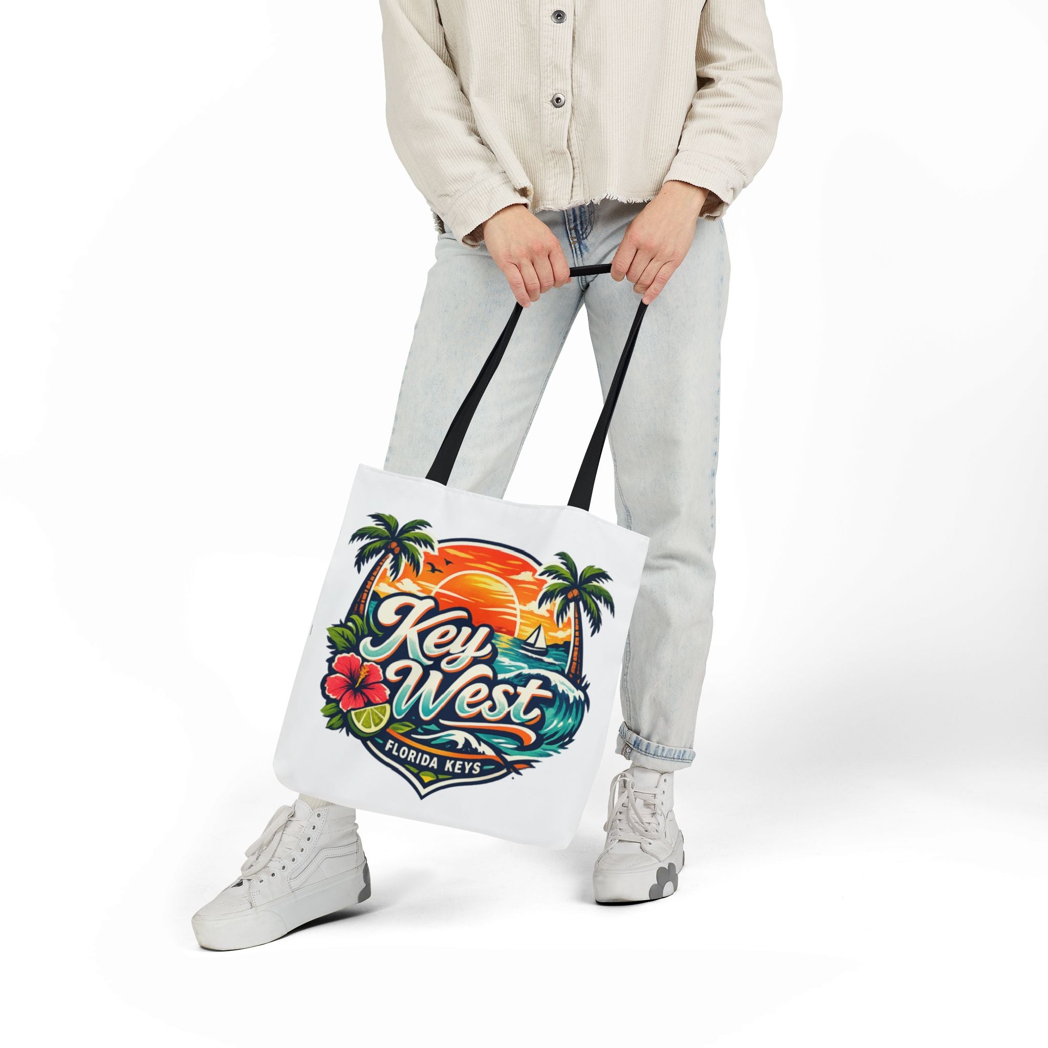 Key West Sunset Canvas Tote