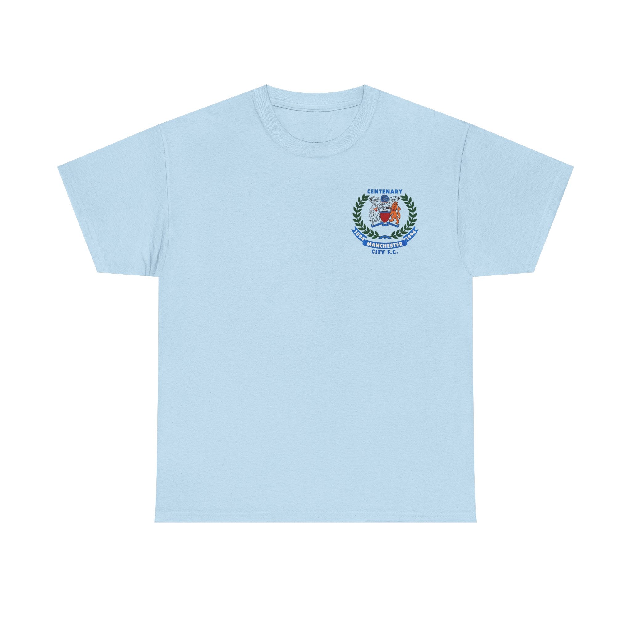 Manchester City F.C. Centenary Crest Tee — 1894–1994 Football Club Shirt