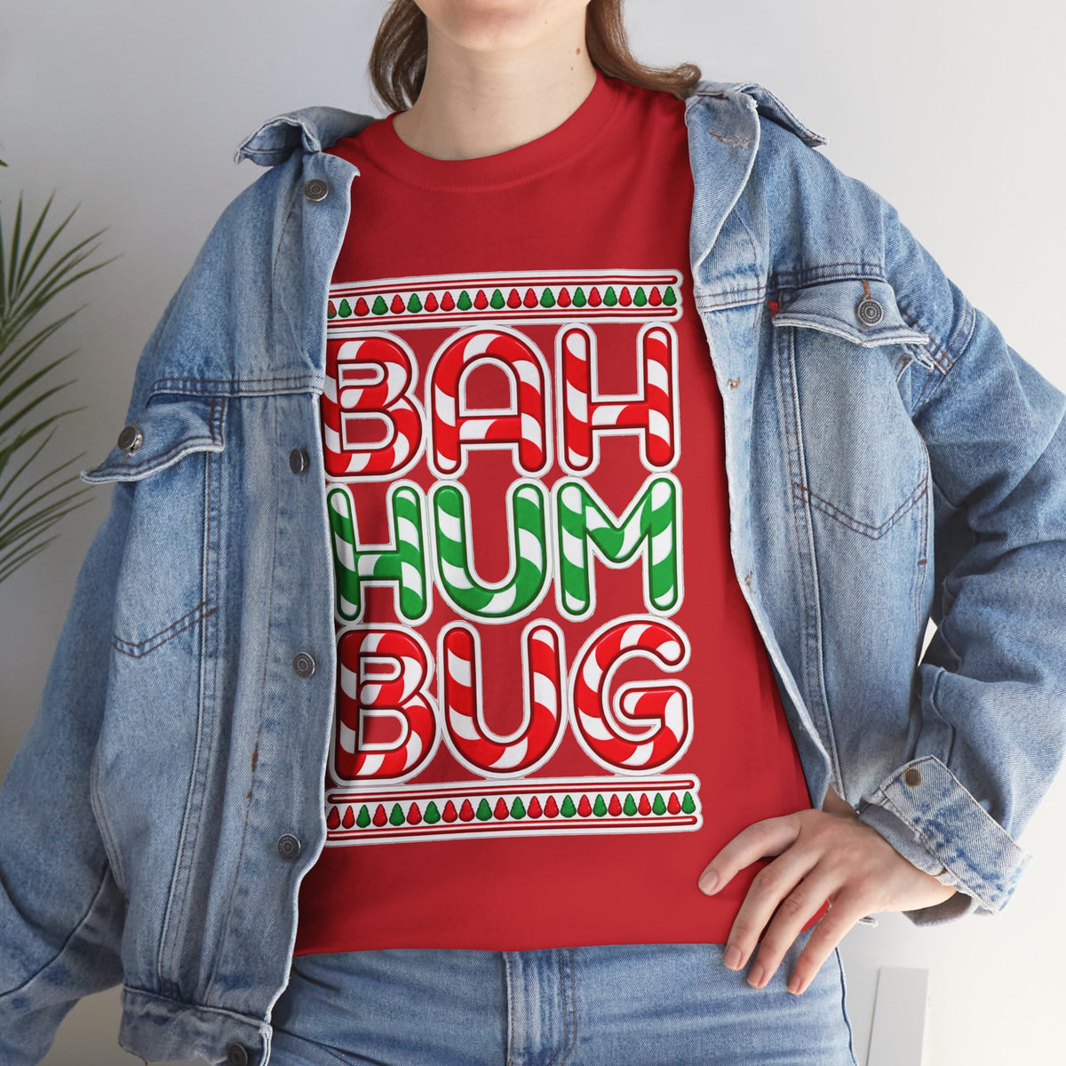 Bah Humbug Christmas Holiday Cotton T-Shirt