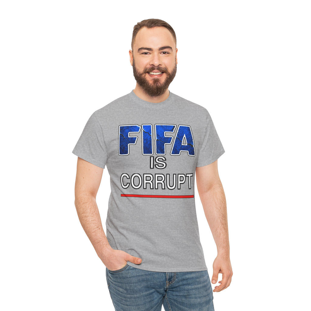 FIFA Is Corrupt Graphic Tee – Anti-FIFA Protest Soccer T-Shirt