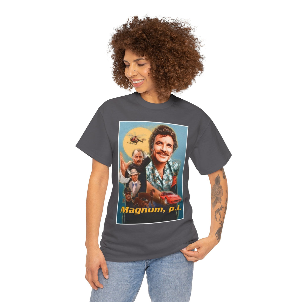 Magnum, P.I. Retro TV Show Inspired Cotton T-Shirt