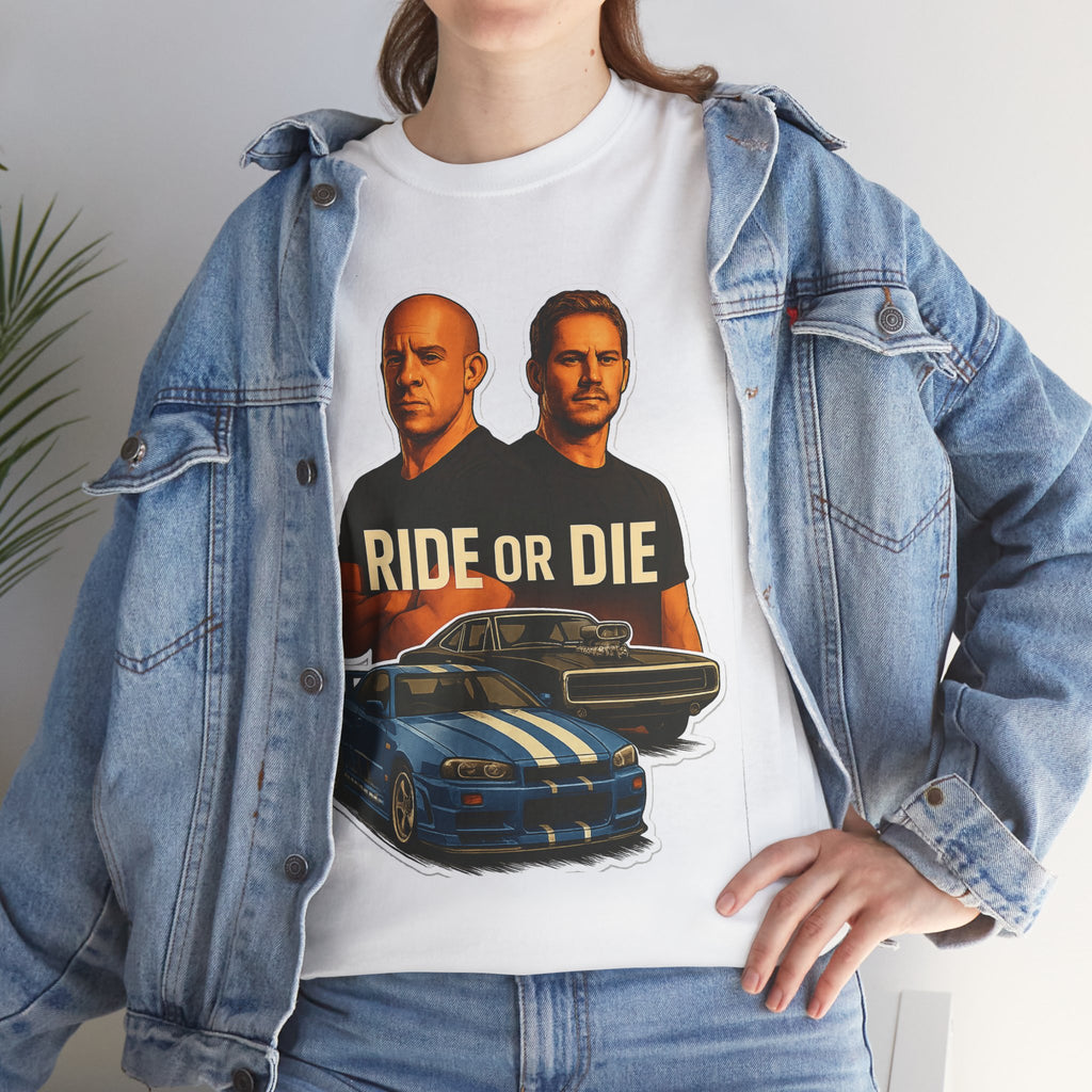 Ride or Die Street Racing Graphic Cotton Tee