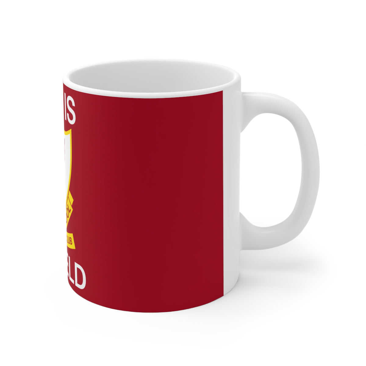 This Is Anfield Ceramic Coffee Mug — Liverpool FC Crest Red 11oz & 15oz