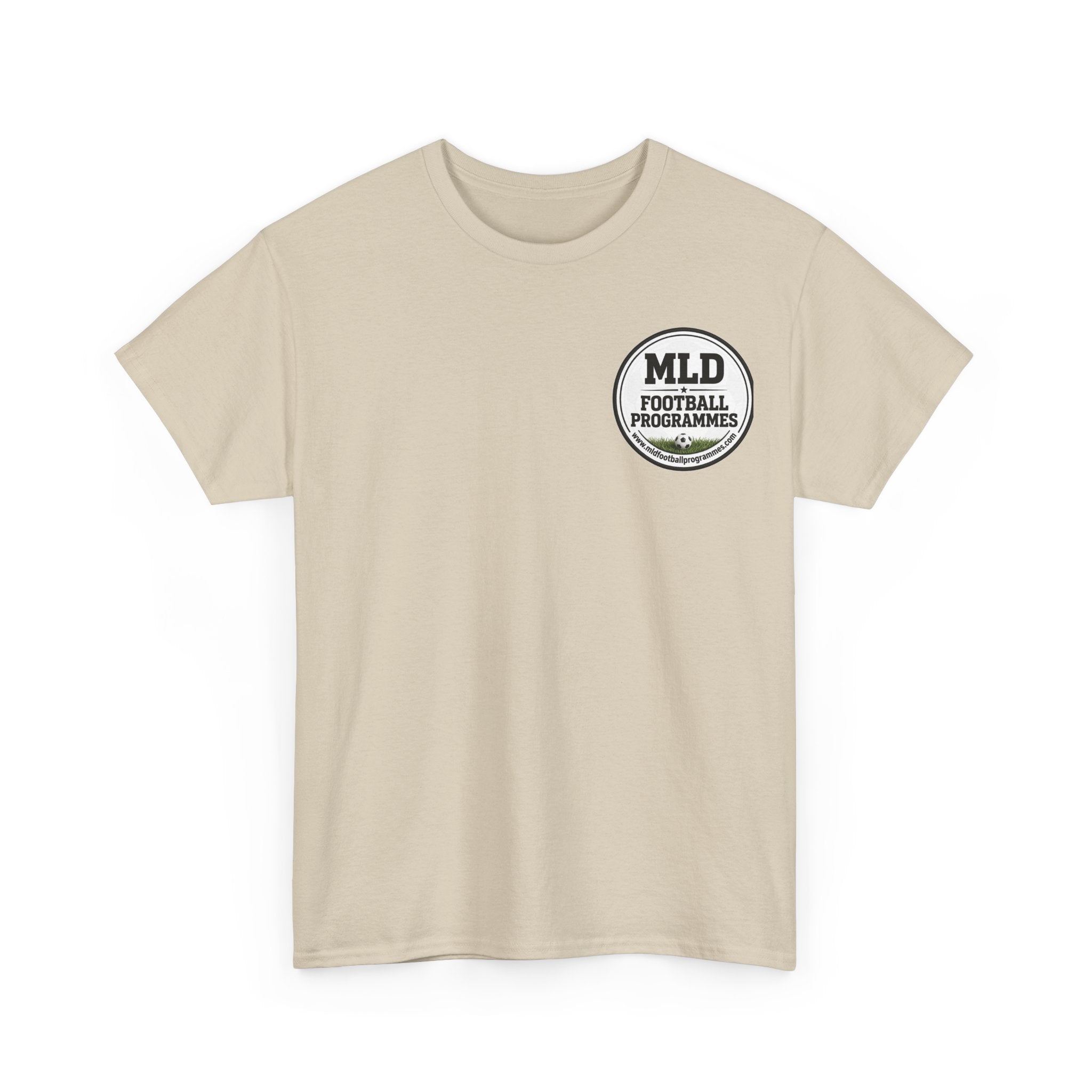 MLD Football Programmes Tee - Retro Logo Chest T-Shirt