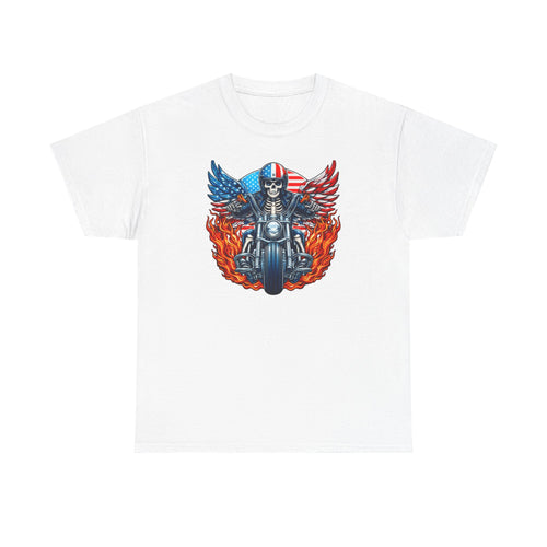 Biker Skull Motorcycle Tee — Sons of Tradition Archangels Chapter Graphic Shirt