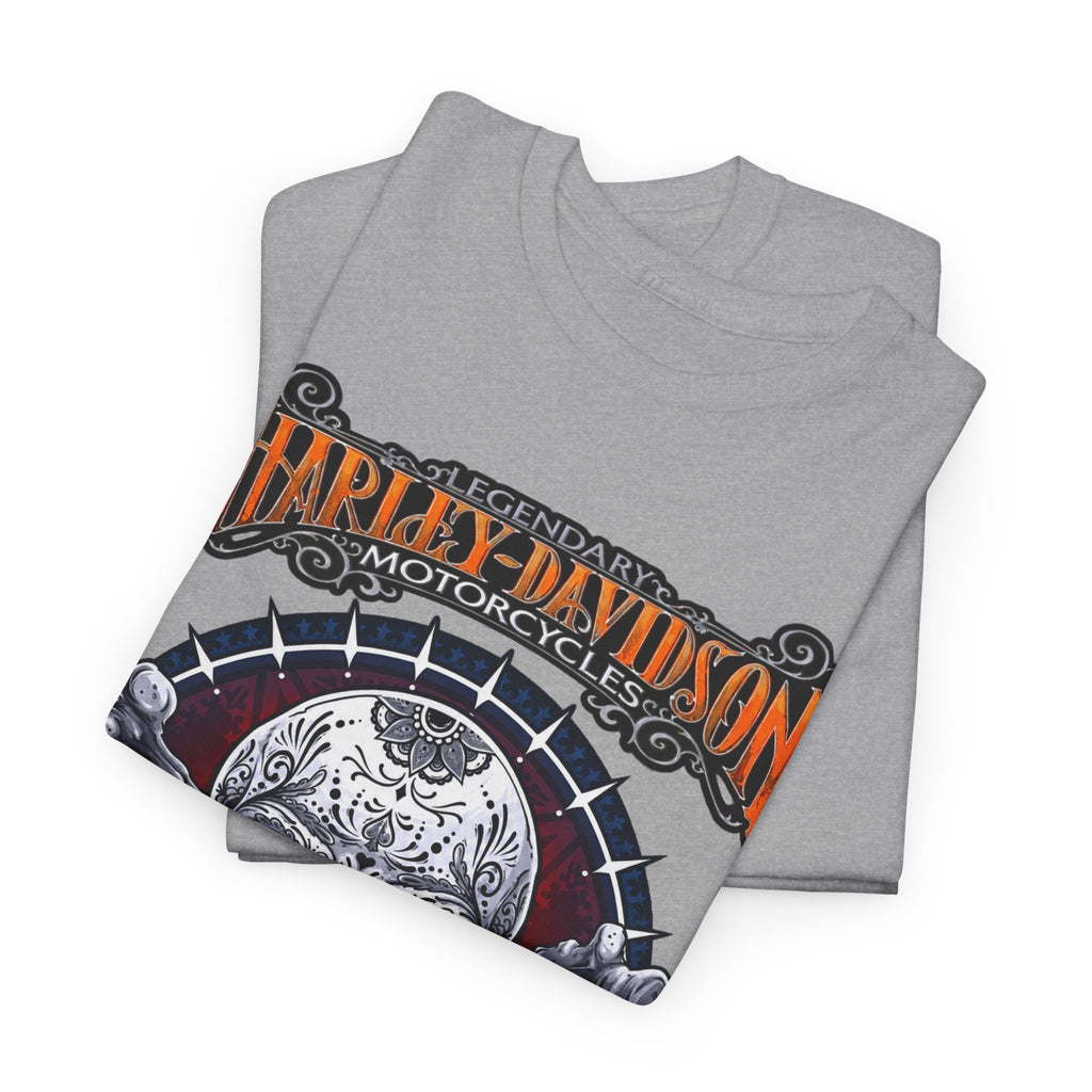 Harley-Davidson Skull Logo Cotton T‑Shirt