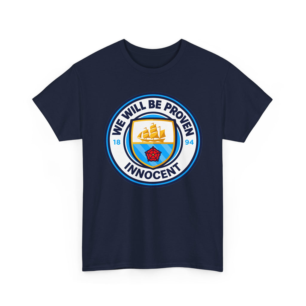 “We Will Be Proven Innocent” Justice Manchester City Cotton T-Shirt