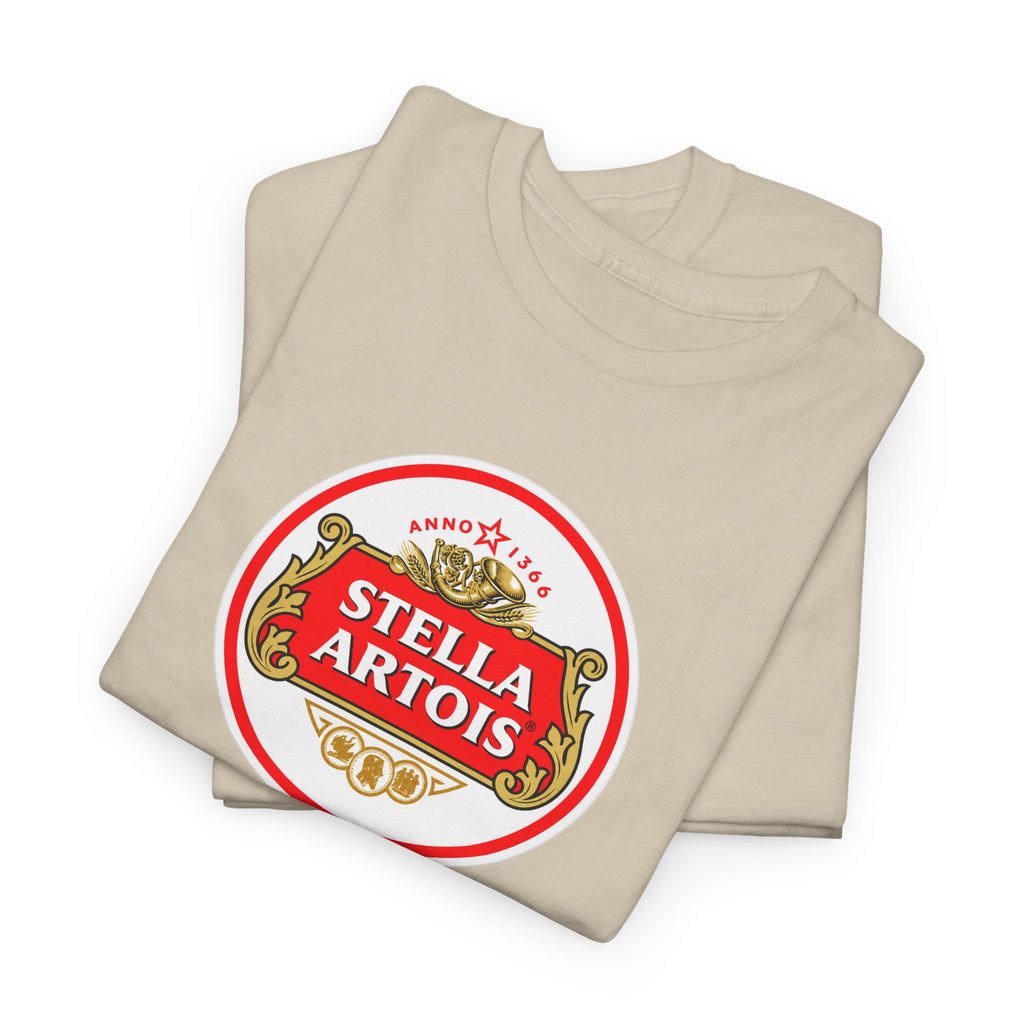 Beer Logo T-Shirt — Stella Artois Inspired Vintage Crest Tee