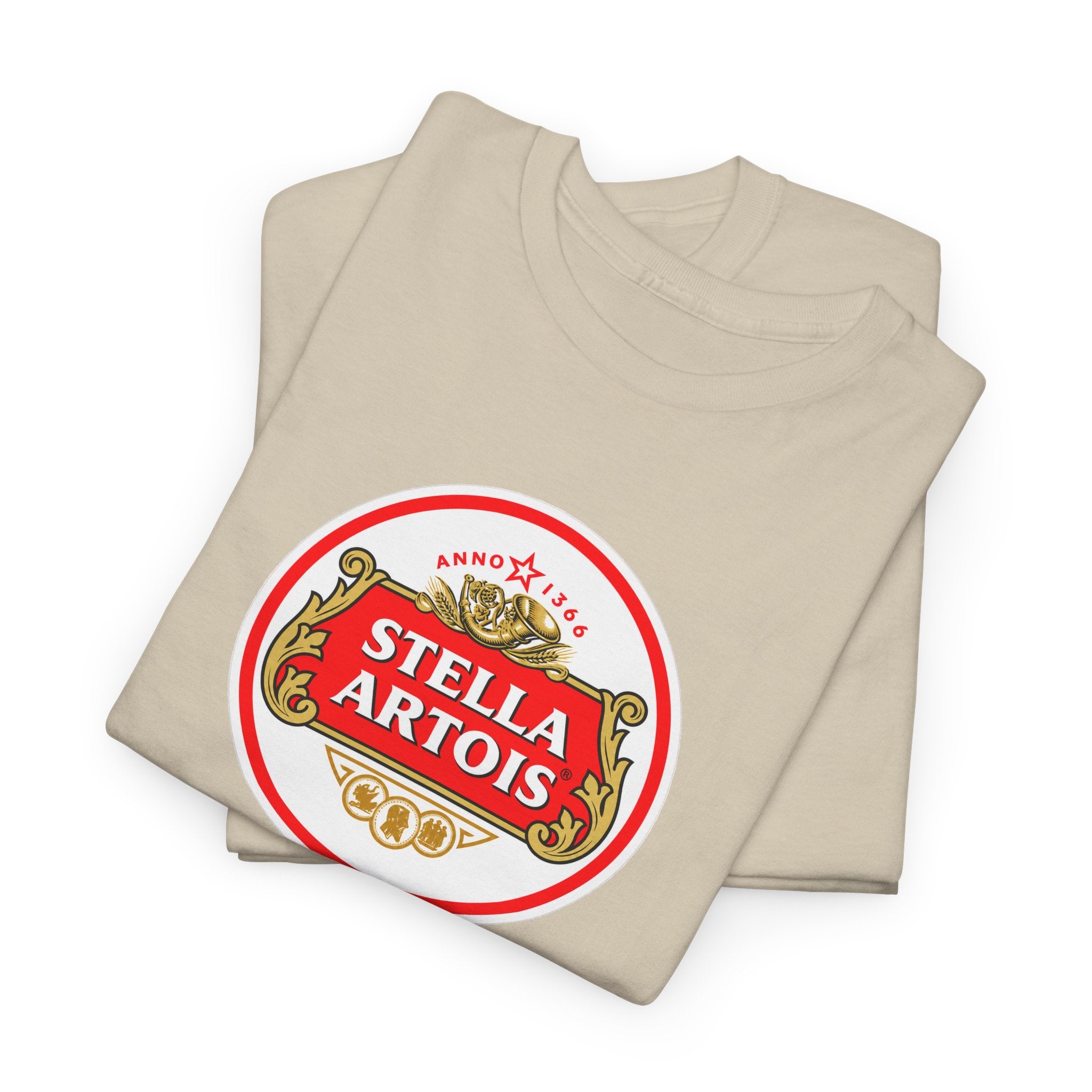 Beer Logo T-Shirt — Stella Artois Inspired Vintage Crest Tee
