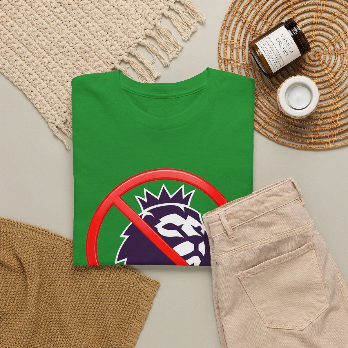 No to the Premier League Tee — Anti-Premier Soccer Protest Shirt
