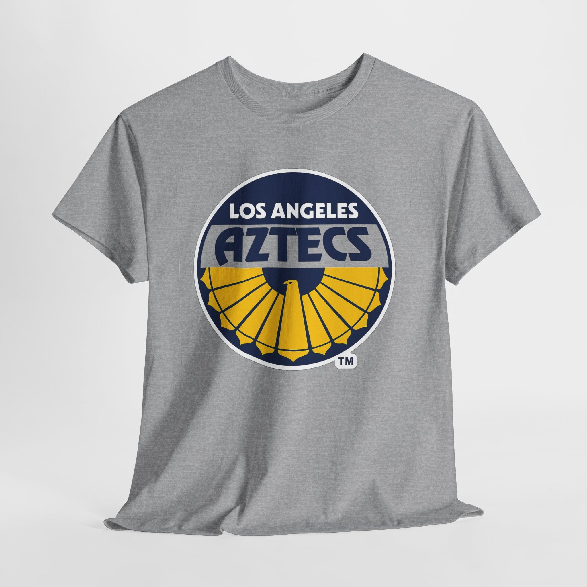Los Angeles Aztecs Vintage Logo Cotton T-Shirt