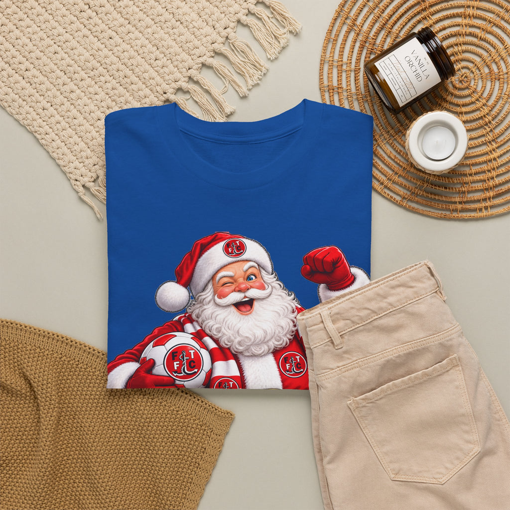 Santa Is a Fleetwood Fan Cotton T-Shirt