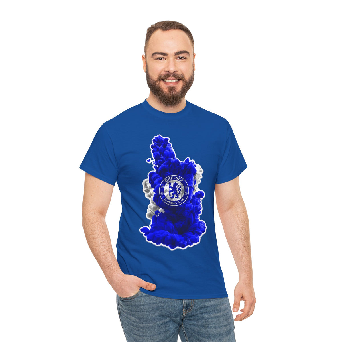 Chelsea FC Blue Ink Smoke T-Shirt
