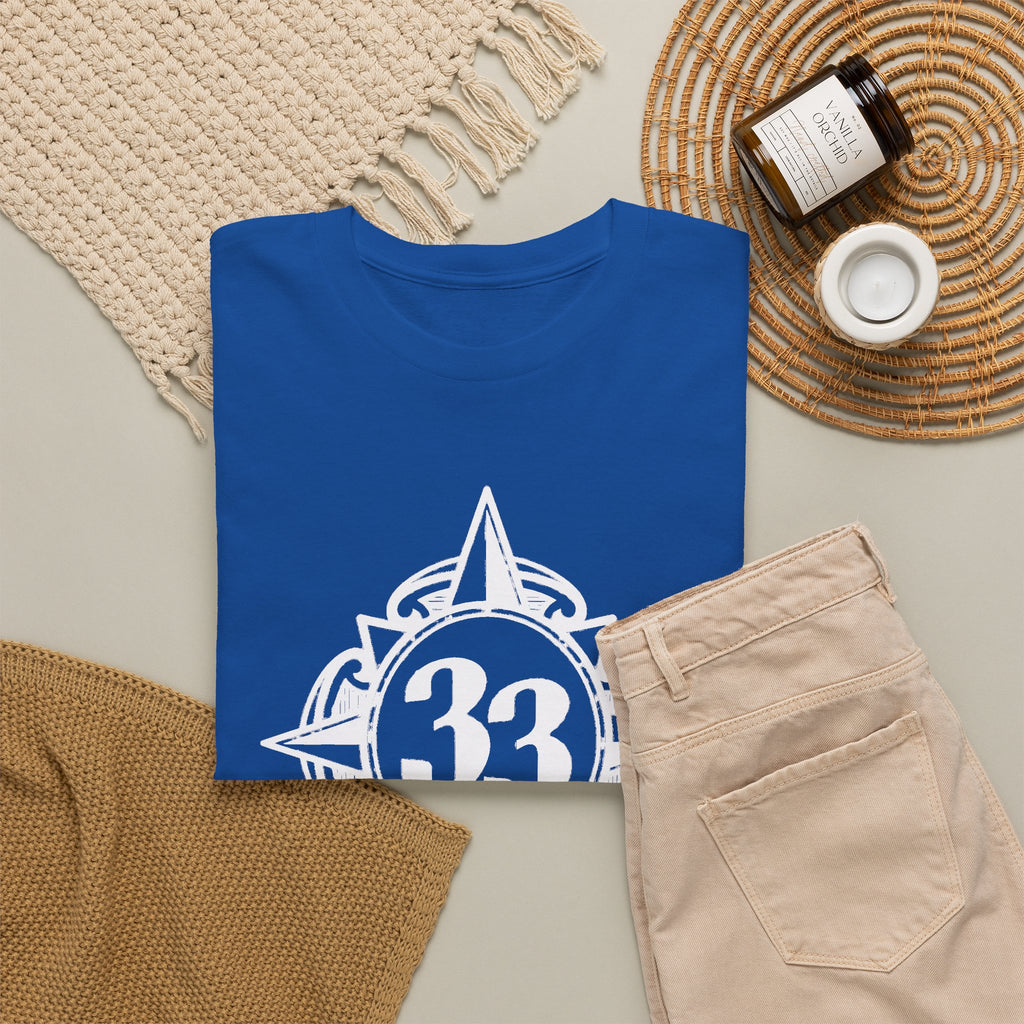 Club 33 Walt Disney World Inspired Cotton T-Shirt — Vintage Compass Logo Tee
