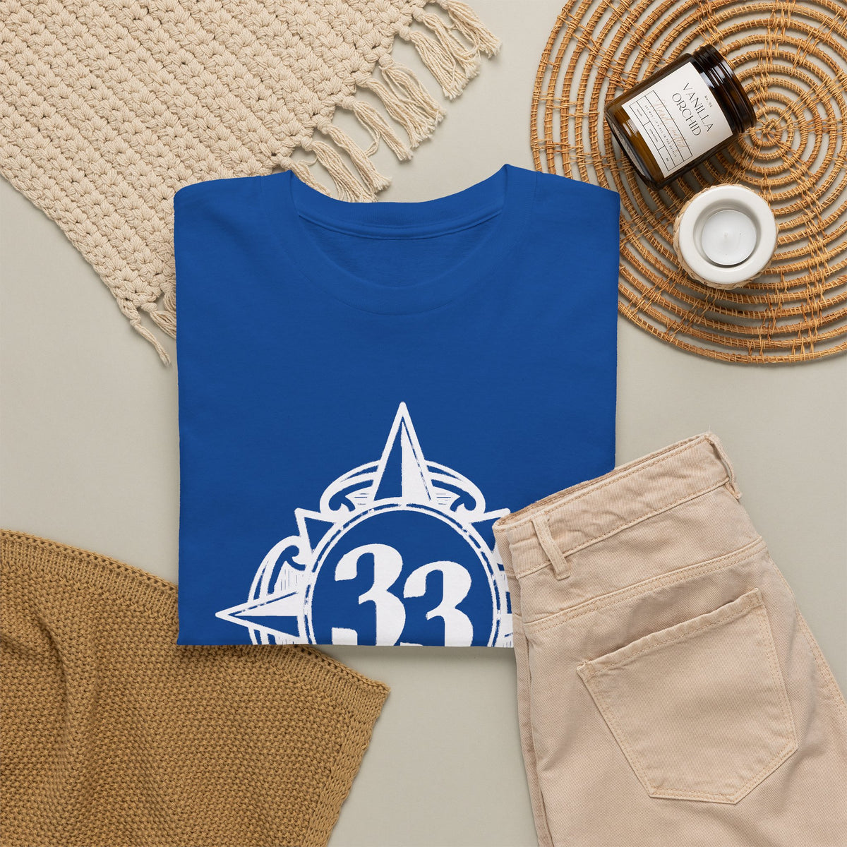 Club 33 Walt Disney World Inspired Cotton T-Shirt — Vintage Compass Logo Tee