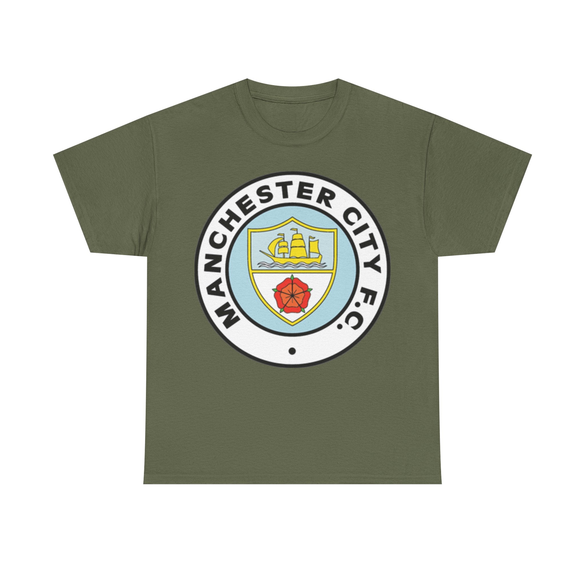 Manchester City F.C. Retro Crest T-Shirt – Retro Football Fan Tee