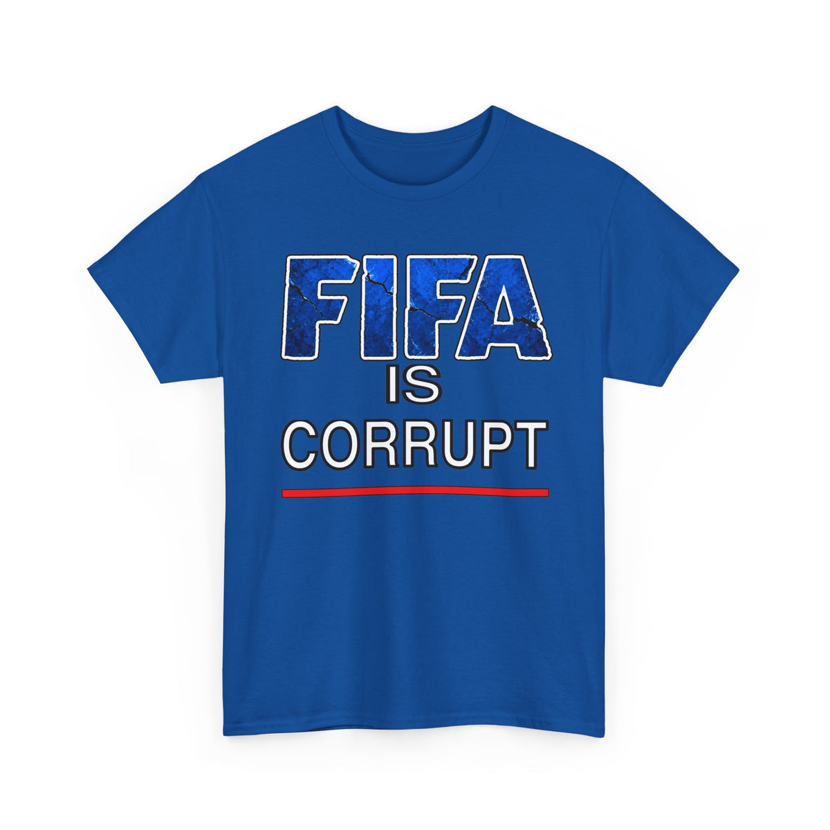FIFA Is Corrupt Graphic Tee – Anti-FIFA Protest Soccer T-Shirt