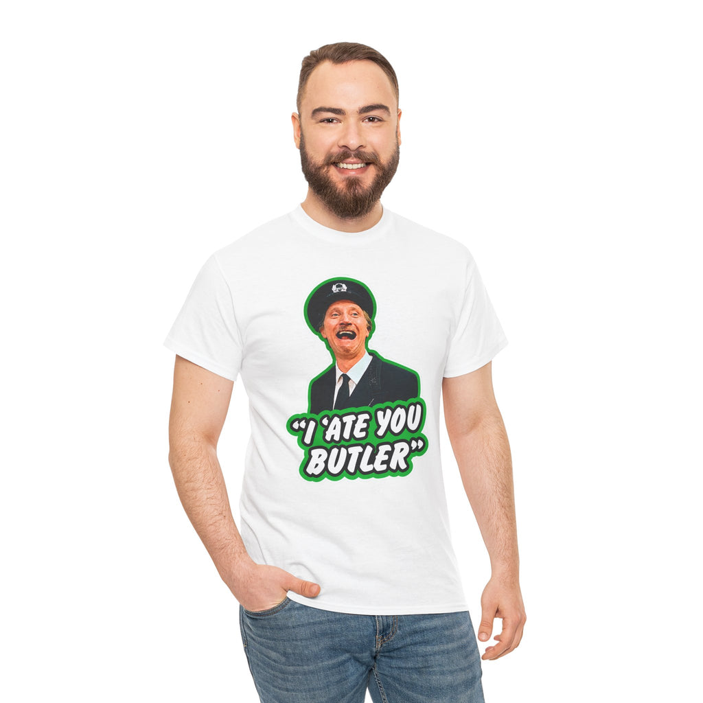 I Ate You Butler T-Shirt — Funny Retro Butler Graphic Tee