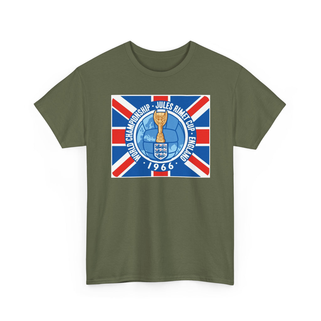 1966 World Cup Jules Rimet Trophy Tee — Vintage England Football Shirt
