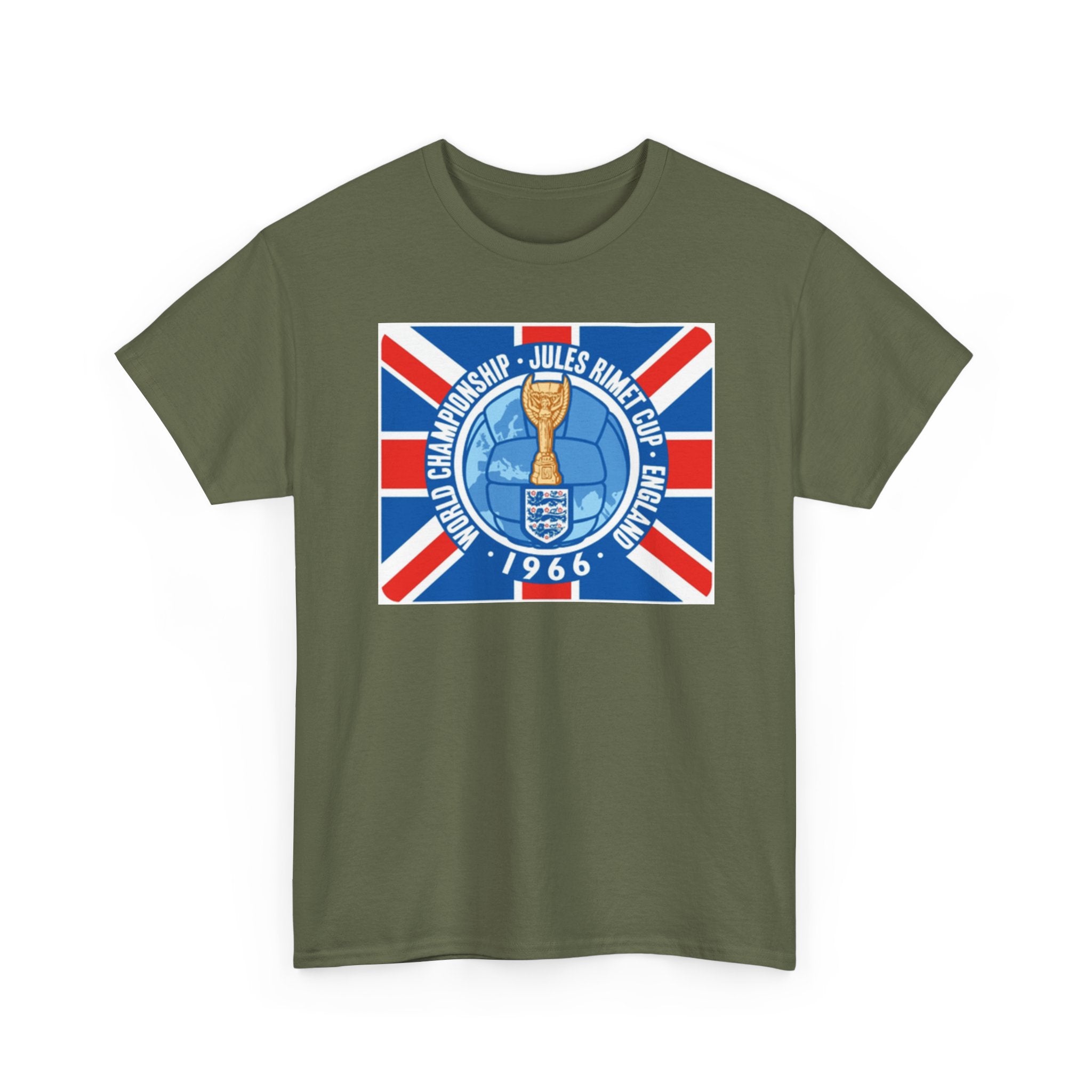 1966 World Cup Jules Rimet Trophy Tee — Vintage England Football Shirt