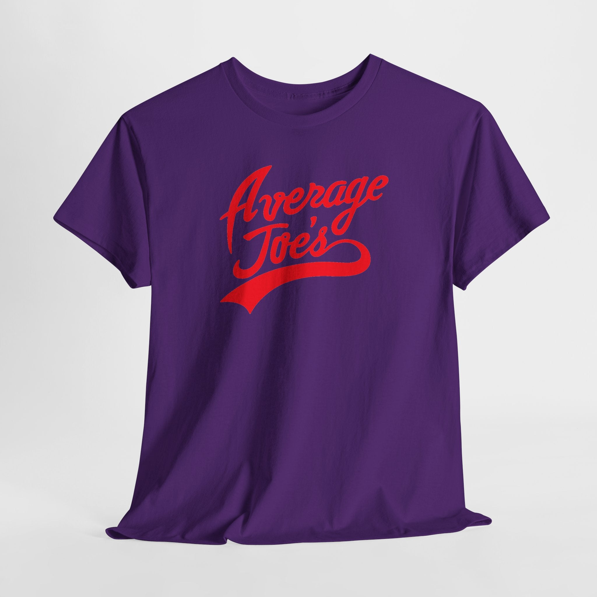 Average Joe's Graphic Tee — Retro Script White T-Shirt