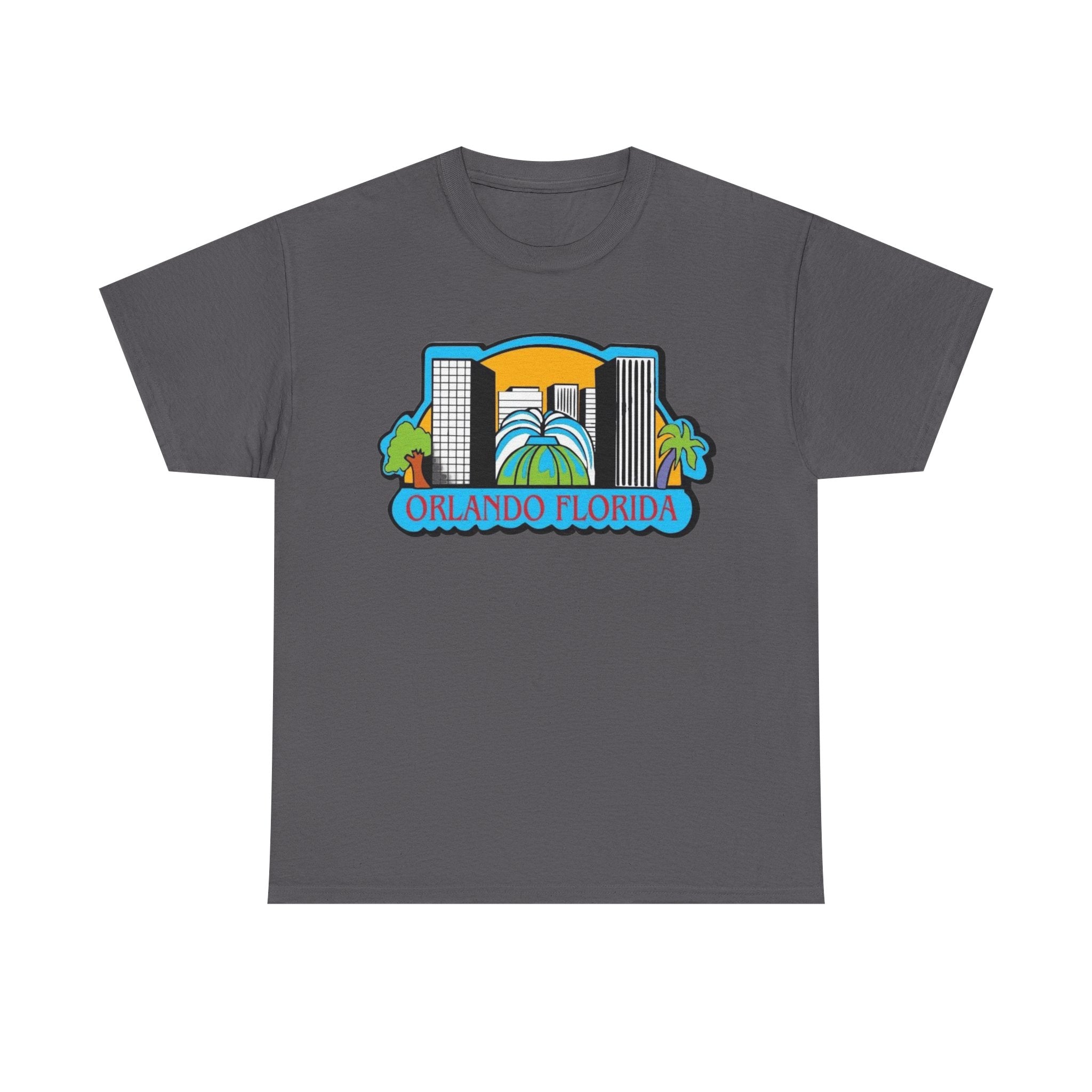 Orlando Florida Retro Skyline T-Shirt