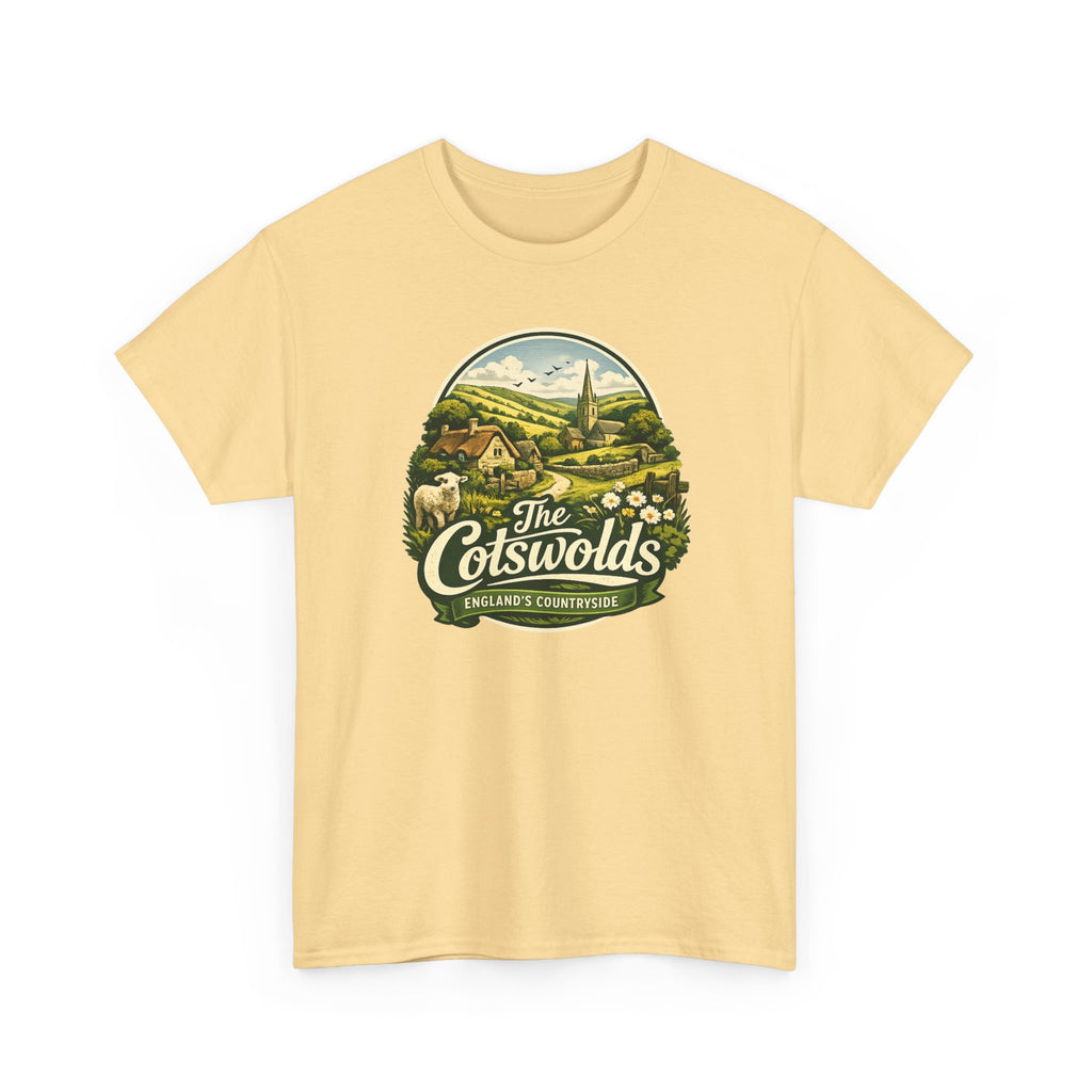 Cotswolds Vintage Landscape T‑Shirt — The Cotswolds Countryside Tee