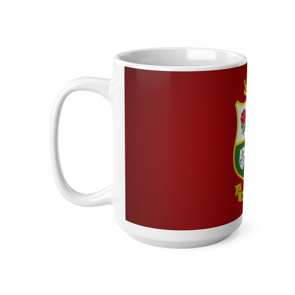 British Lions Crest Mug – Rugby Club Ceramic Coffee Cup (11oz & 15oz)