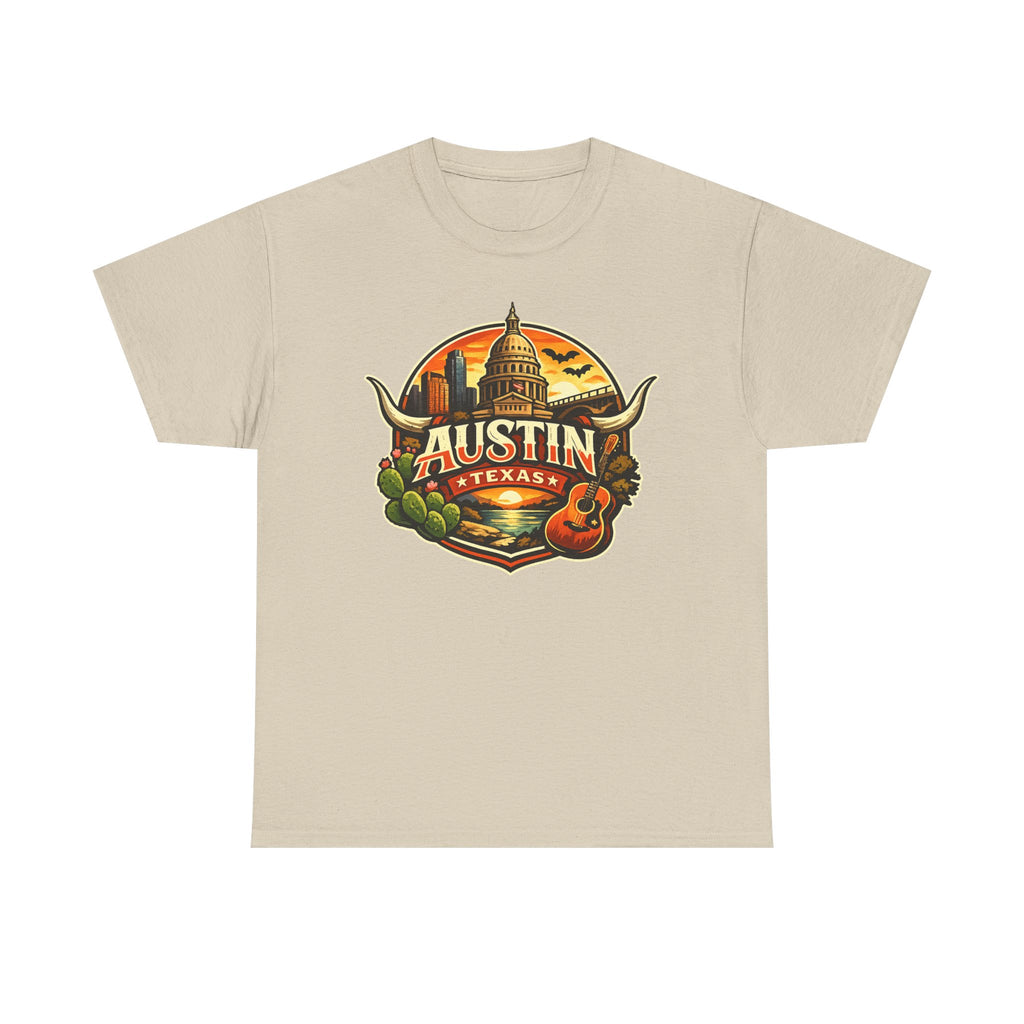 Austin Texas Vintage Travel T-Shirt