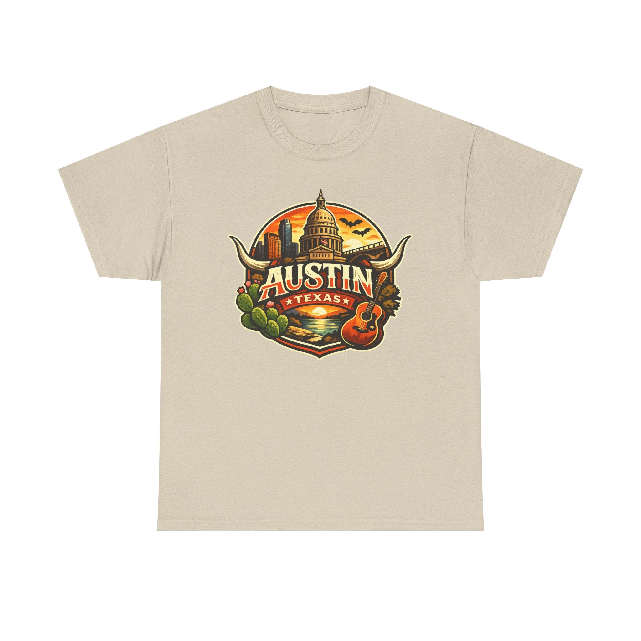 Austin Texas Vintage Travel T-Shirt