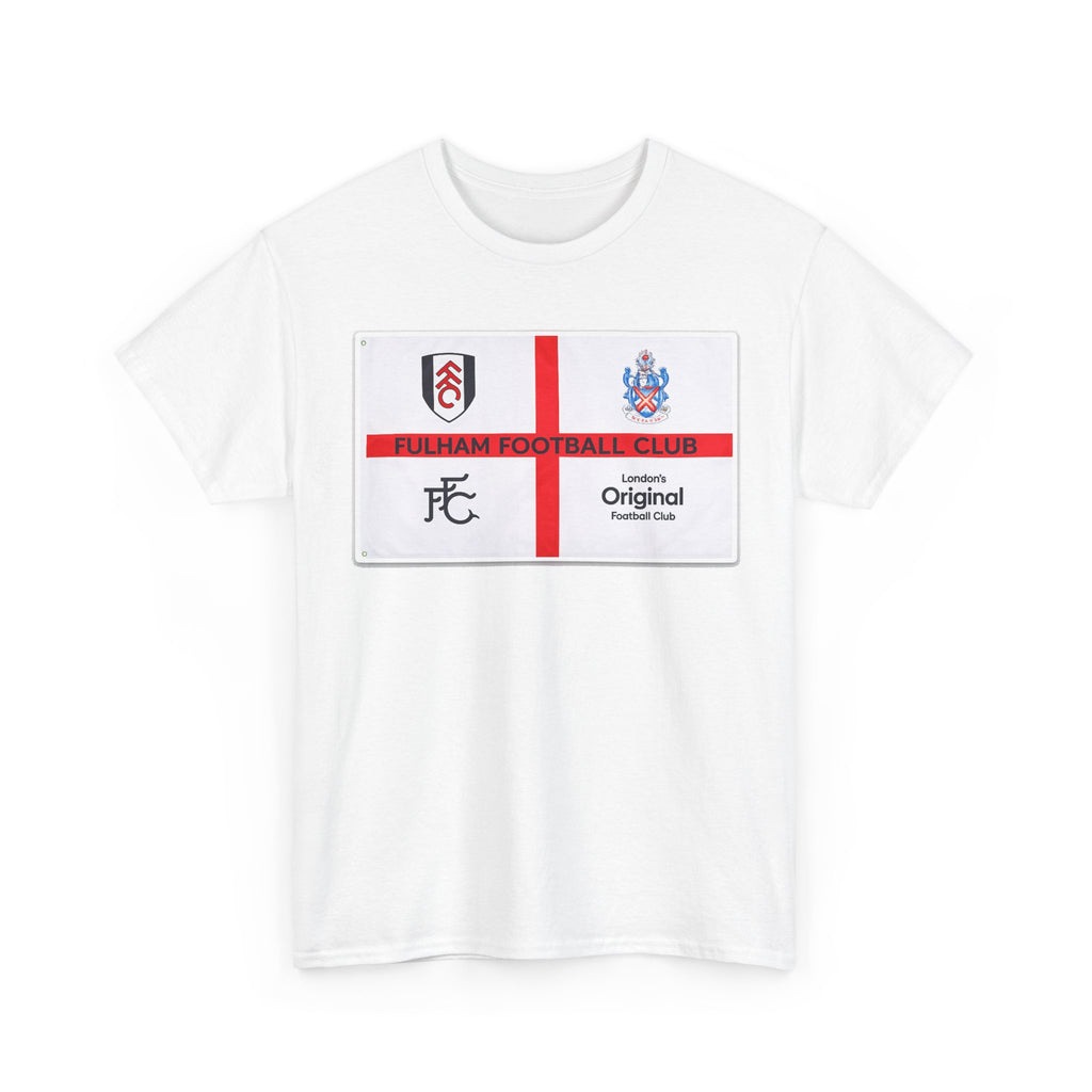 Fulham Football Club Crest Tee — St George’s Cross Football Shirt