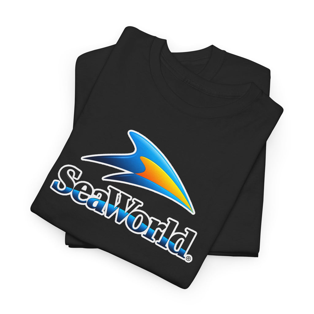 SeaWorld Logo T-Shirt — Classic Ocean Theme Tee