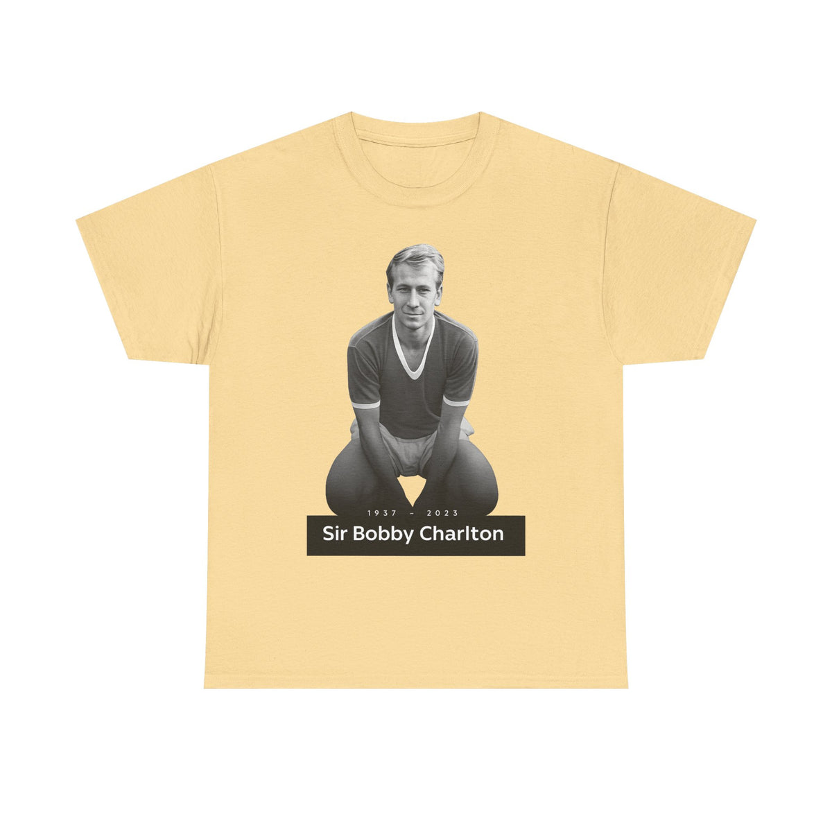 Sir Bobby Charlton Football Legend Cotton T‑Shirt