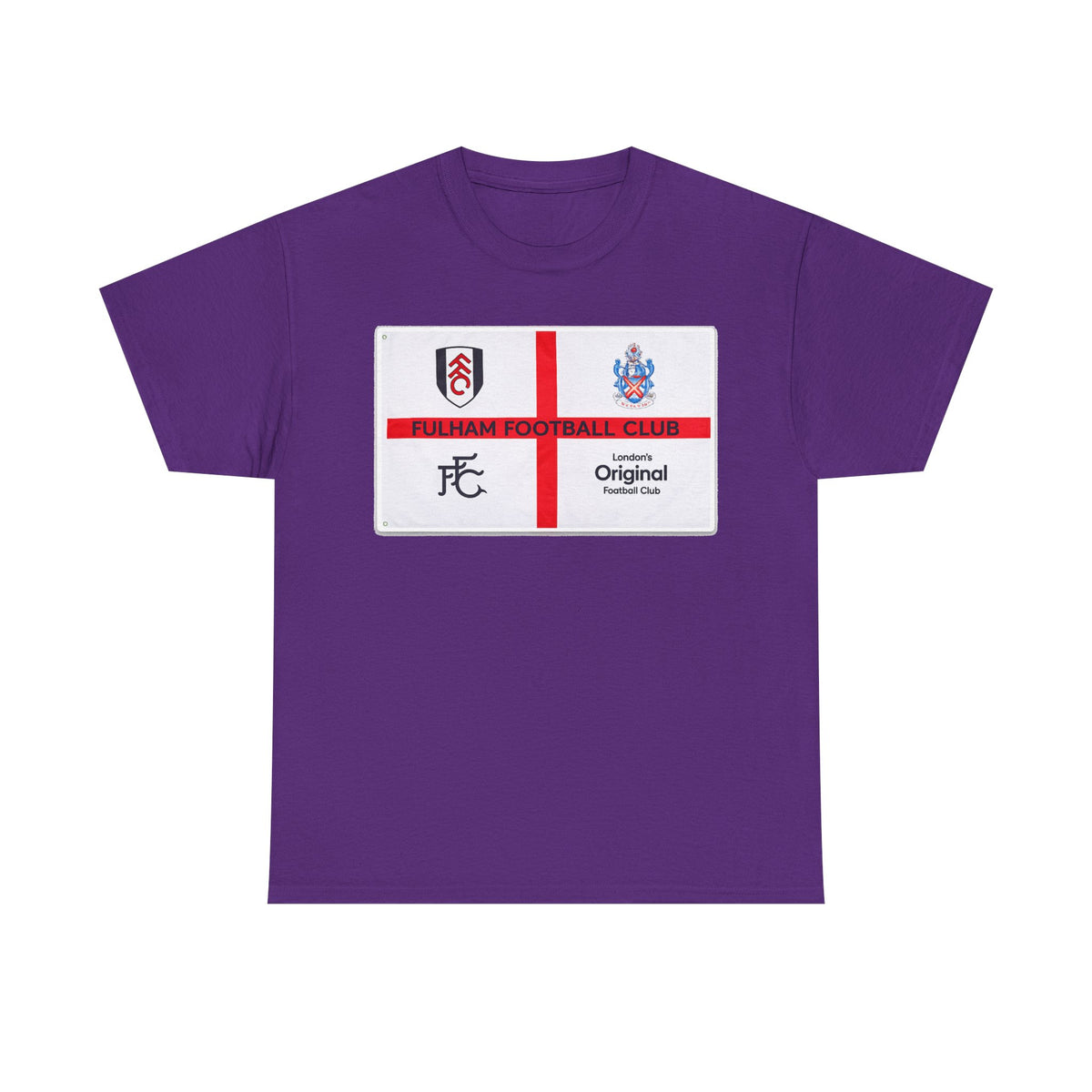 Fulham Football Club Crest Tee — St George’s Cross Football Shirt