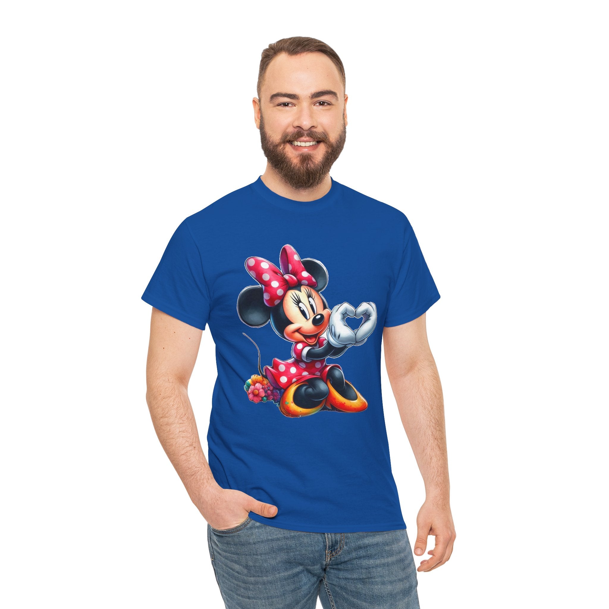 Minnie Mouse Character Heart Graphic Tee