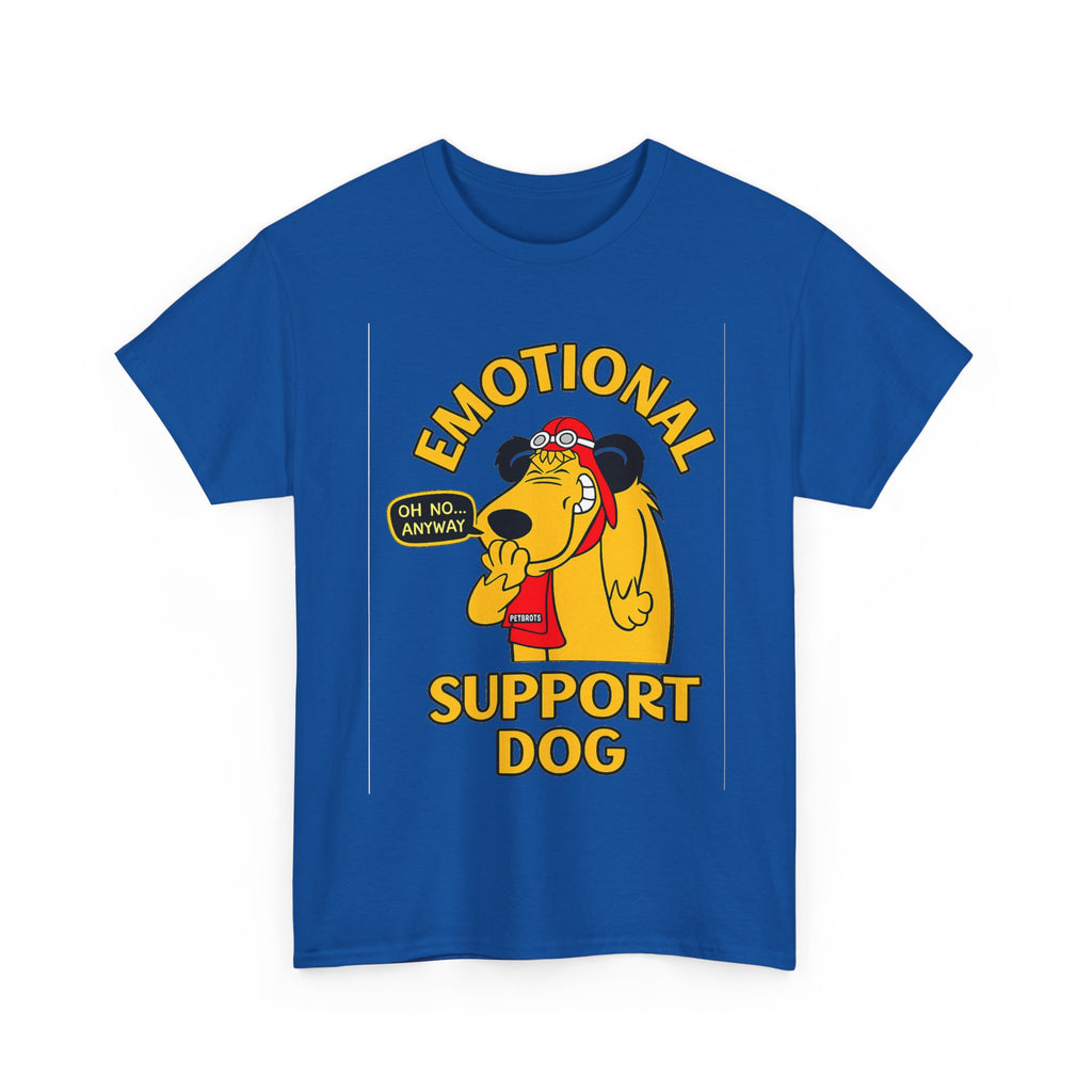 Emotional Support Dog T-Shirt — Cute Cartoon Comfort Pup Tee