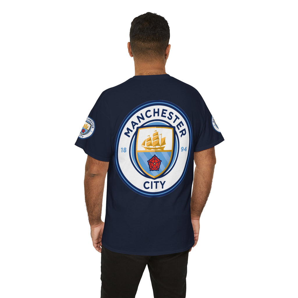 Manchester City Crest T-Shirt — Football Club Logo Tee