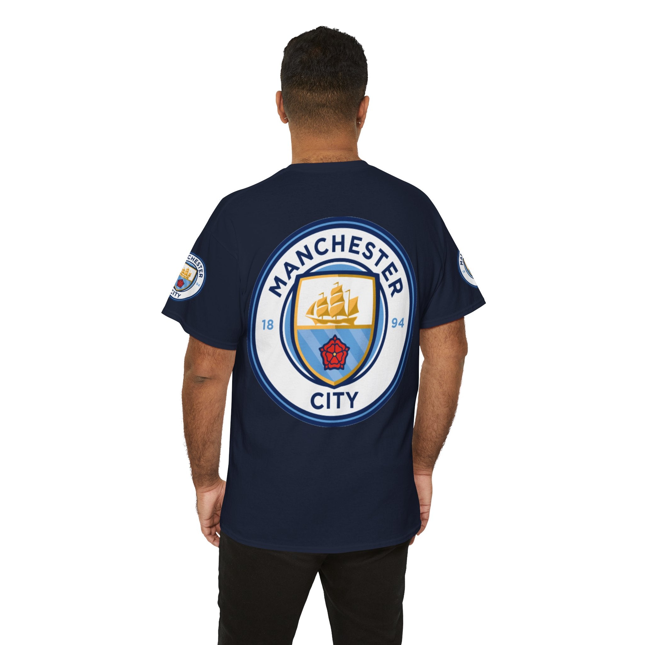 Manchester City Crest T-Shirt — Football Club Logo Tee