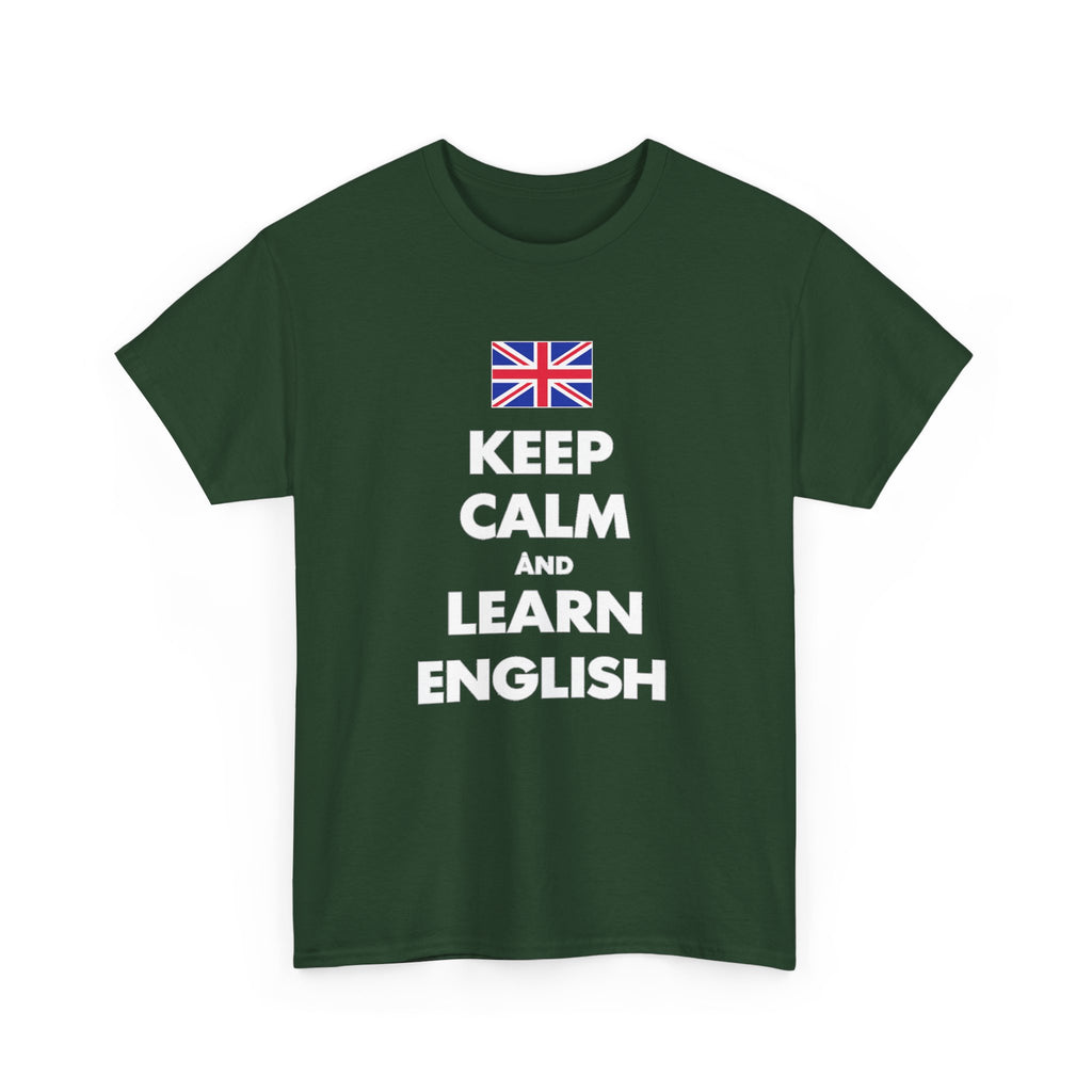 Keep Calm and Learn English T‑Shirt