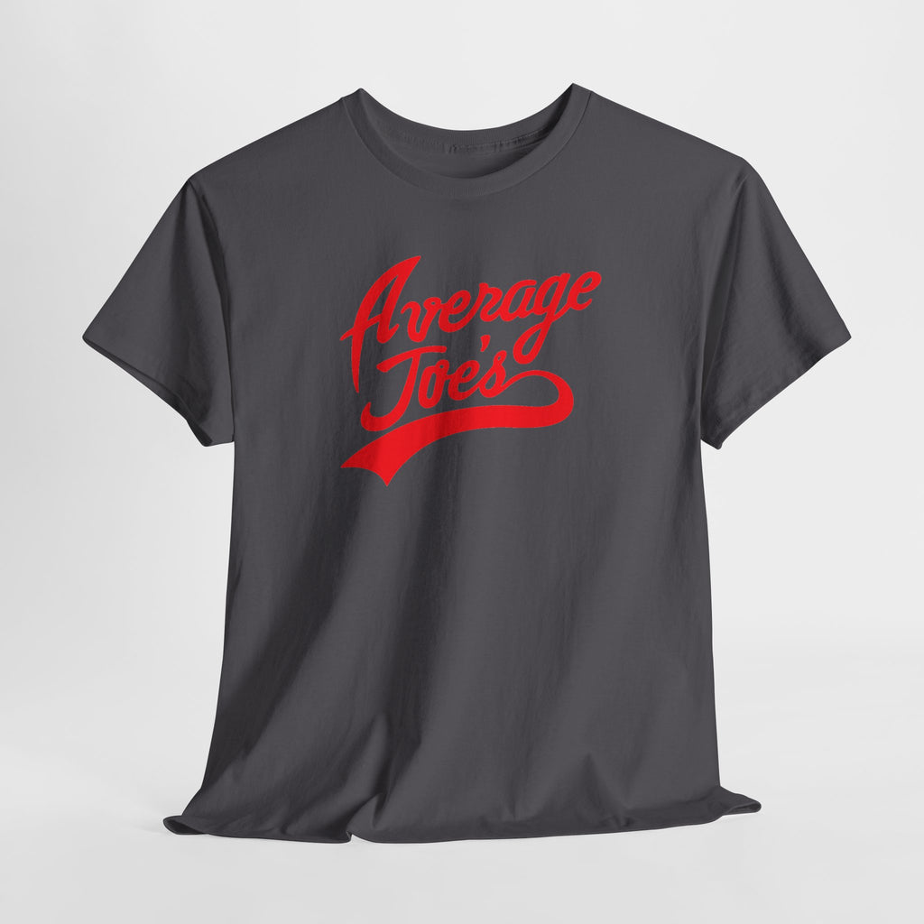 Average Joe's Graphic Tee — Retro Script White T-Shirt