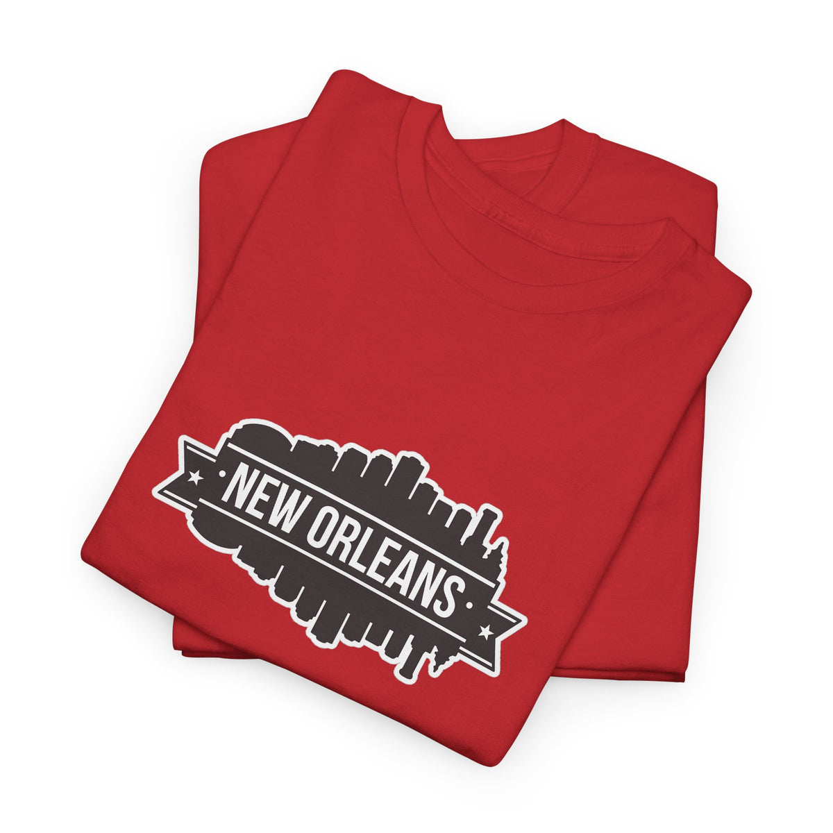 New Orleans Skyline T-Shirt – Retro Badge Cityscape Tee