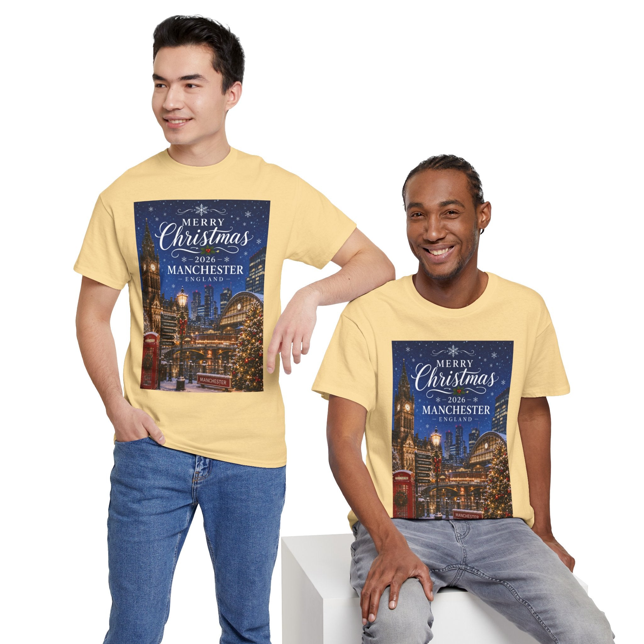 Manchester Christmas Tee — Merry Christmas 2026 Holiday T‑Shirt
