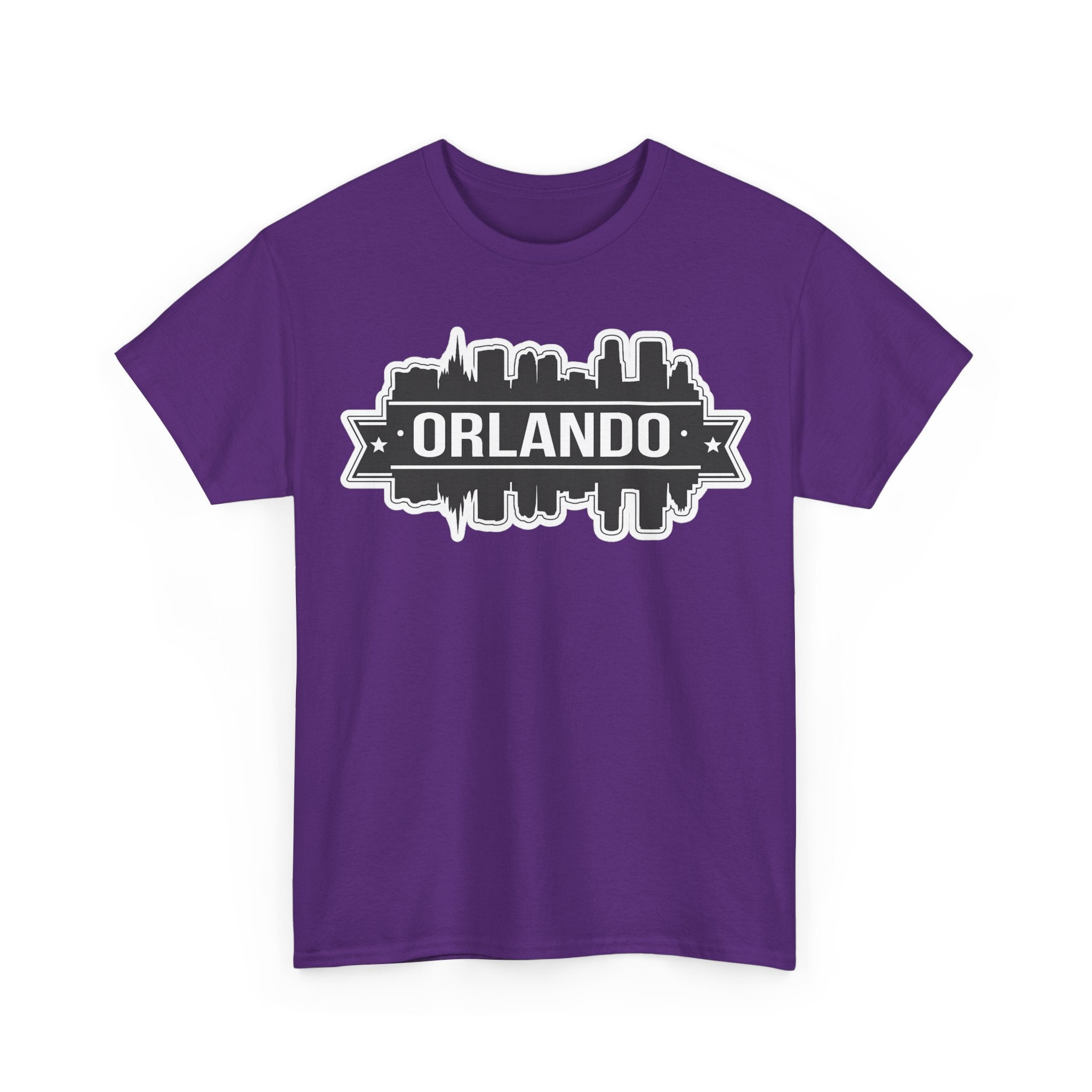Orlando Skyline T-Shirt — Retro Badge Cityscape Tee