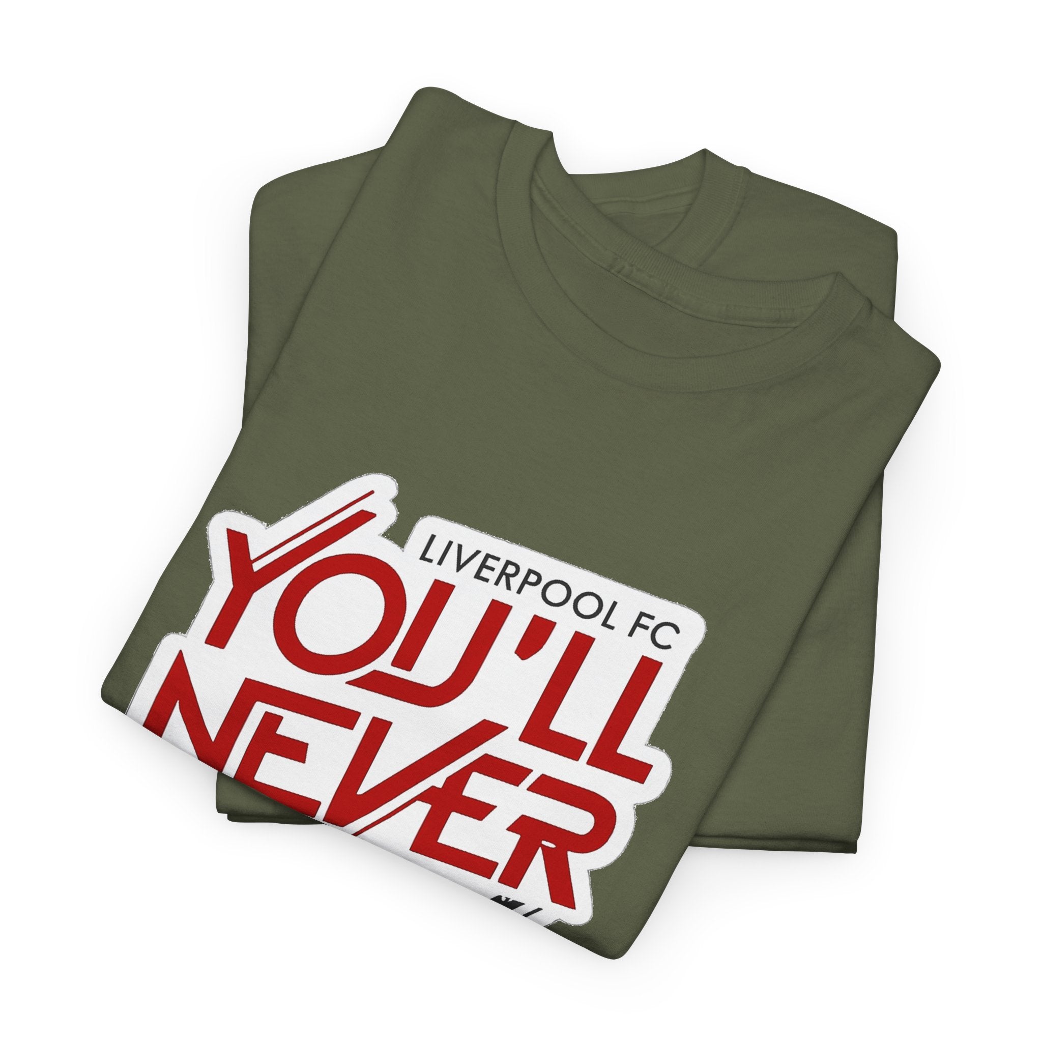 Liverpool You'll Never Walk Alone Cotton T-Shirt — Liverpool FC Fan Tee