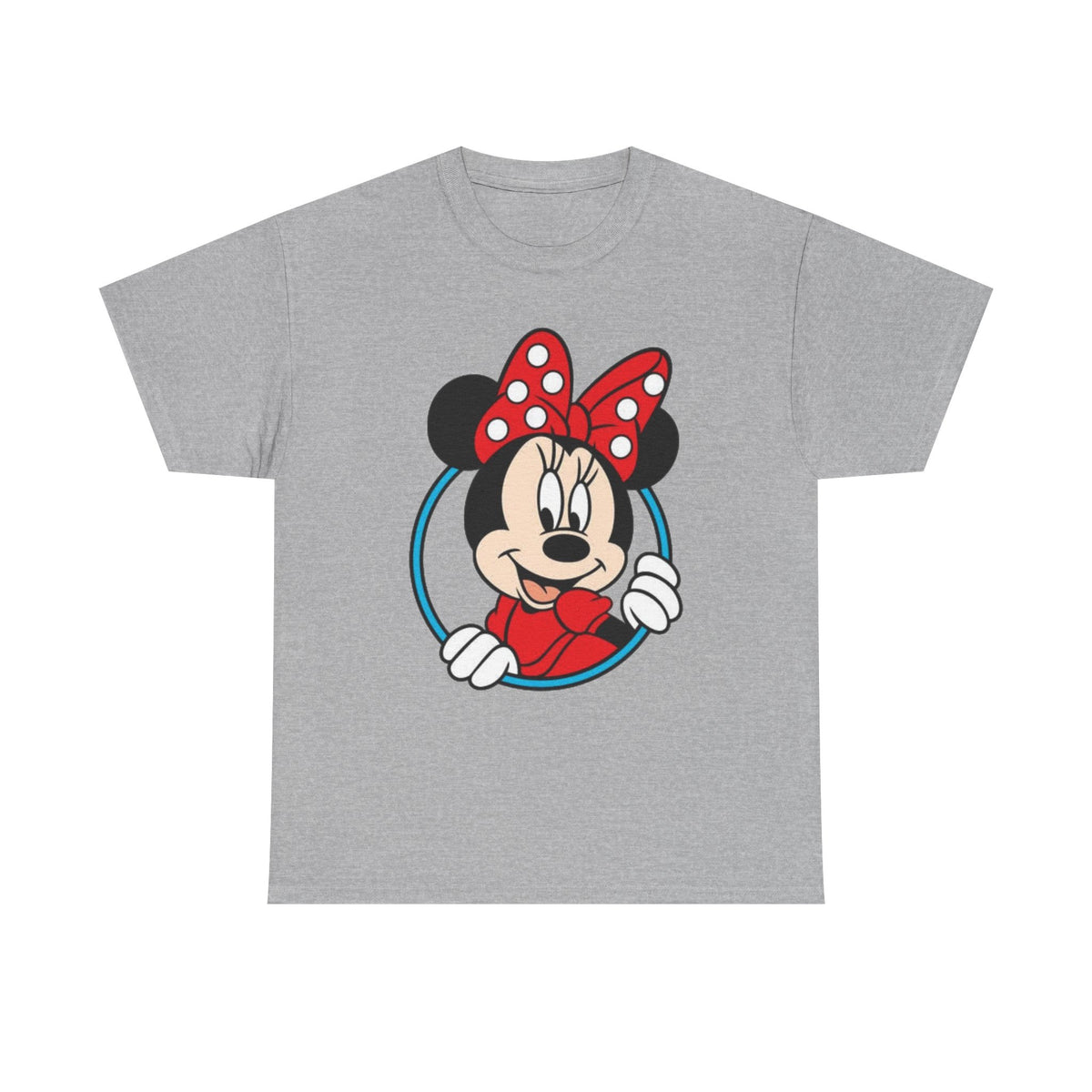 Minnie Mouse Retro Peeking Cotton T-Shirt / Tee
